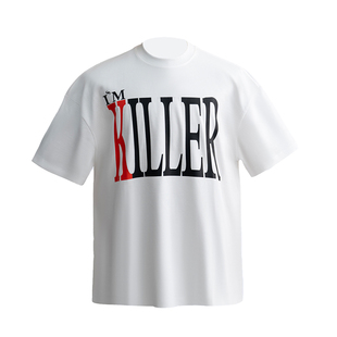 MGG 夏季标语字母印花短袖情侣纯棉白色基础简约T恤潮牌男女同款