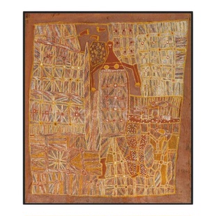 侘寂风神秘古绘客厅装饰画复古高级感壁画中古风民宿酒店玄关挂画