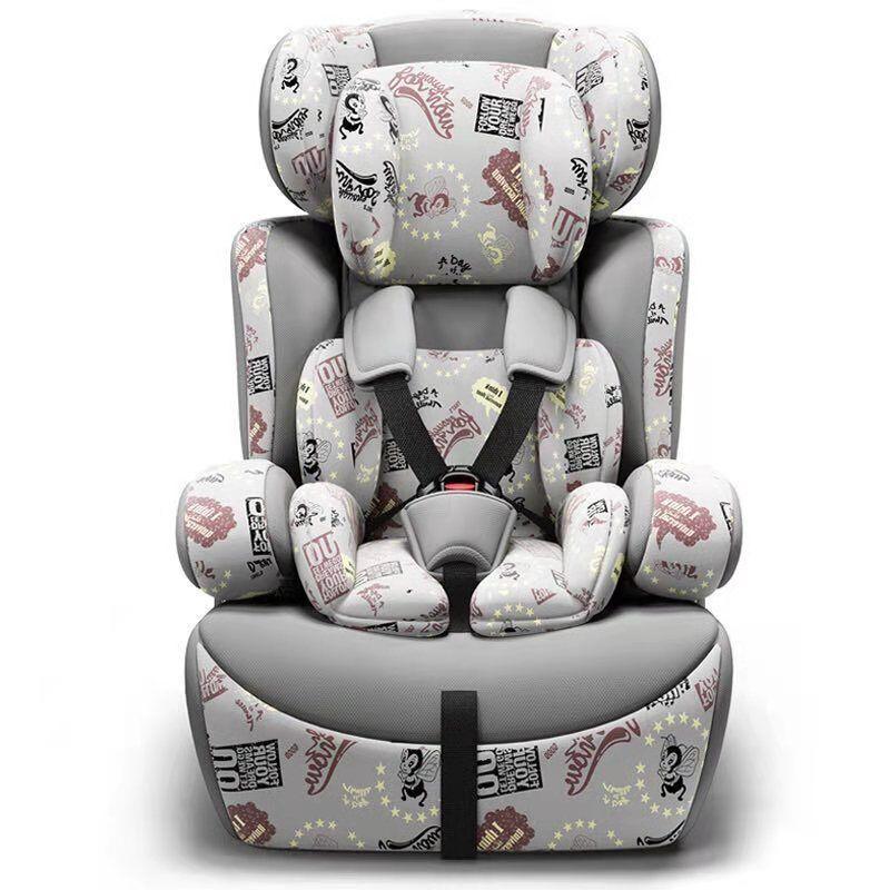 汽车儿童安全座椅可调节车载宝宝婴儿安全椅通用0-12简易便携座椅