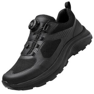 强人3515训练鞋男免系带户外徒步男鞋透气耐磨防滑越野跑鞋登山鞋