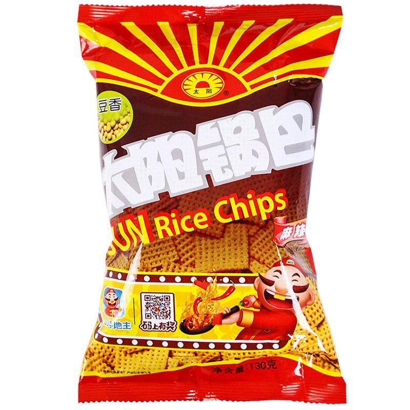 太阳锅巴零食豆香锅巴陕西特产怀旧麻辣老式小米锅巴办公休闲解馋