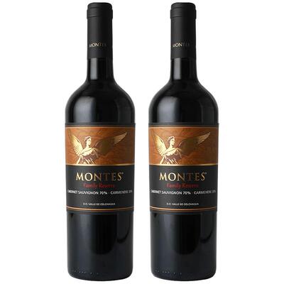 蒙特斯家族珍藏葡萄酒750ml*2瓶