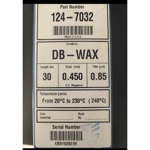 议价安捷伦124-7032DB-WAX气相色谱柱，30m,0.45mm,0.85µm