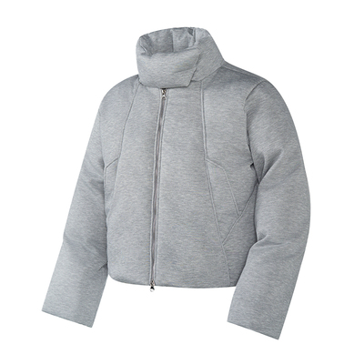 714street花灰针织羽绒服