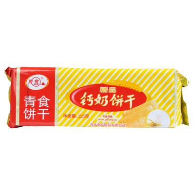 青食精品钙奶饼干225g酥脆