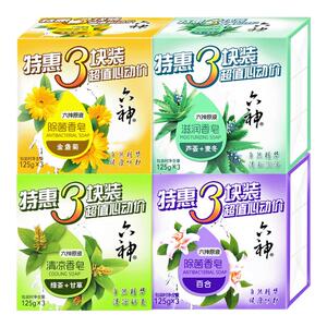 六神除菌香皂108gX6块实惠装