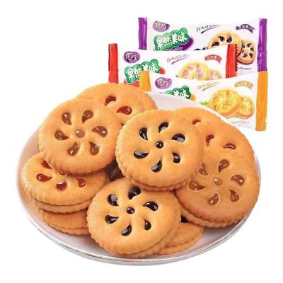 真巧果酱夹心饼干独立包装