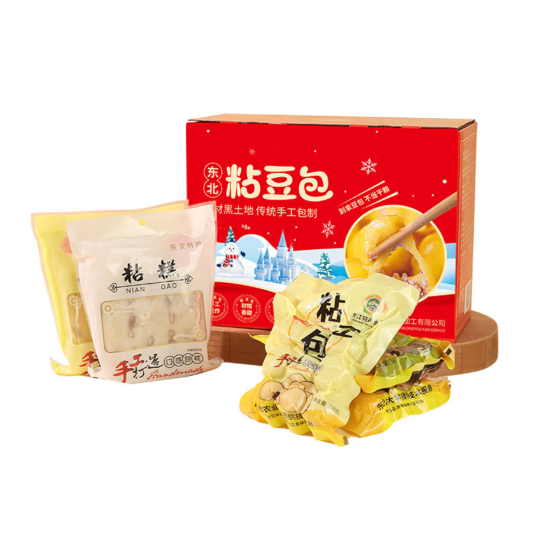 东北正宗粘豆包切糕礼盒