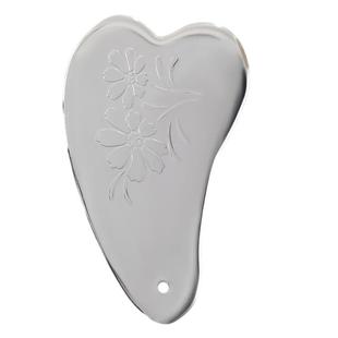 滇庆堂银刮痧板纯银 999纯银刮痧板刮脸板脸部面部按摩刮痧银板