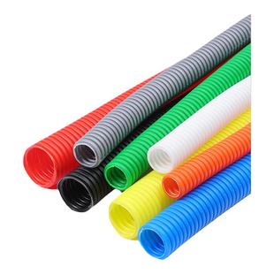 包邮PP塑料波纹管聚丙烯阻燃波纹管电缆保护管穿线管可开口螺纹管