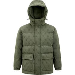 波司登羽绒服连帽老花时尚经典男