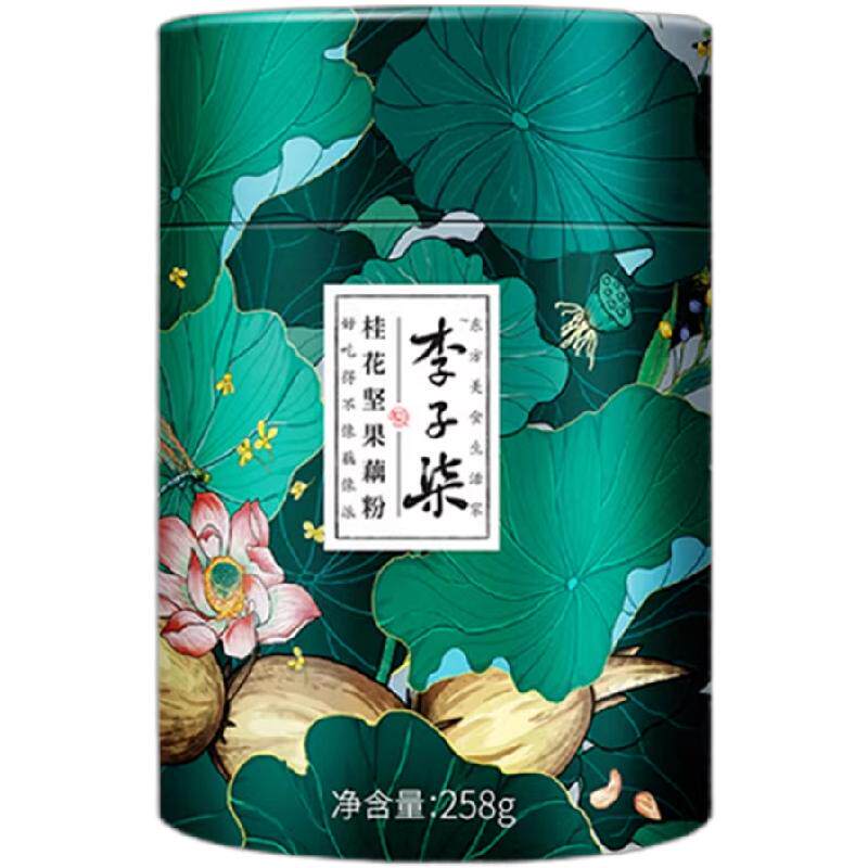 李子柒桂花坚果藕粉258g罐装