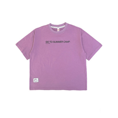 儿童露营风山系短袖T恤夏装上衣