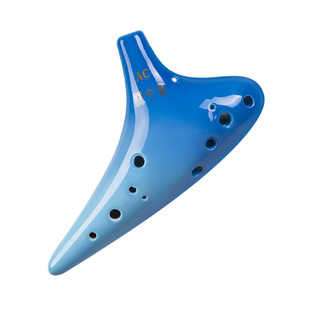 林中鸟靛蓝专业考级演奏型陶笛12孔AC乐器十二孔中音C送教程教学