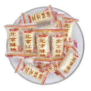 马大姐北京酥糖500g休闲办公室零食结婚喜糖花生酥糖年货聚会糖果