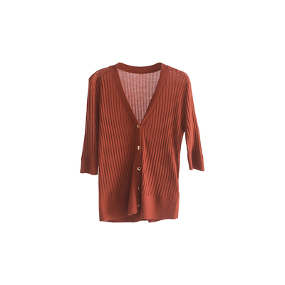 龍喜儿针织衫精纺全羊毛开衫