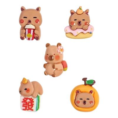 【5款不重复】卡皮巴拉立体贴片