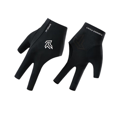 TP正品台球三指手套黑白两色