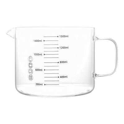 玻璃刻度量杯子大容量烧杯高硼硅