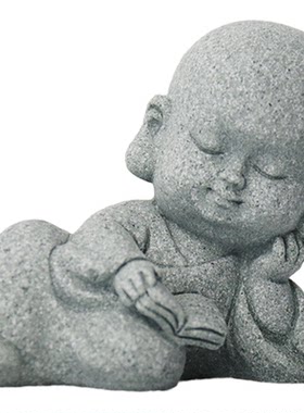 微景观造景小沙弥别致禅意好搭配