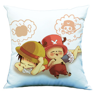 抱枕男生款睡觉床上靠枕海贼王周边路飞索隆女帝通缉令套生日礼物