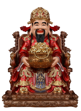 财神爷财神树脂神像店铺供奉开业礼品公司家用办公室招财客厅摆件