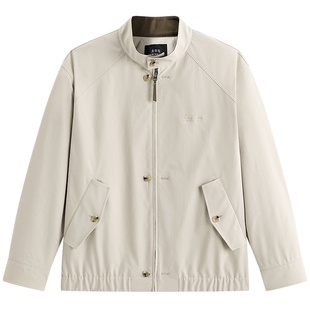 太平鸟男装哈灵顿夹克宽松通勤行政外套2026春季新款刺绣休闲茄克