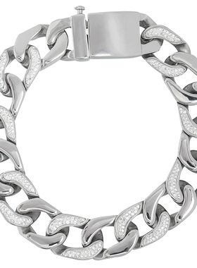 ROADLATIVE锆石古巴链手链