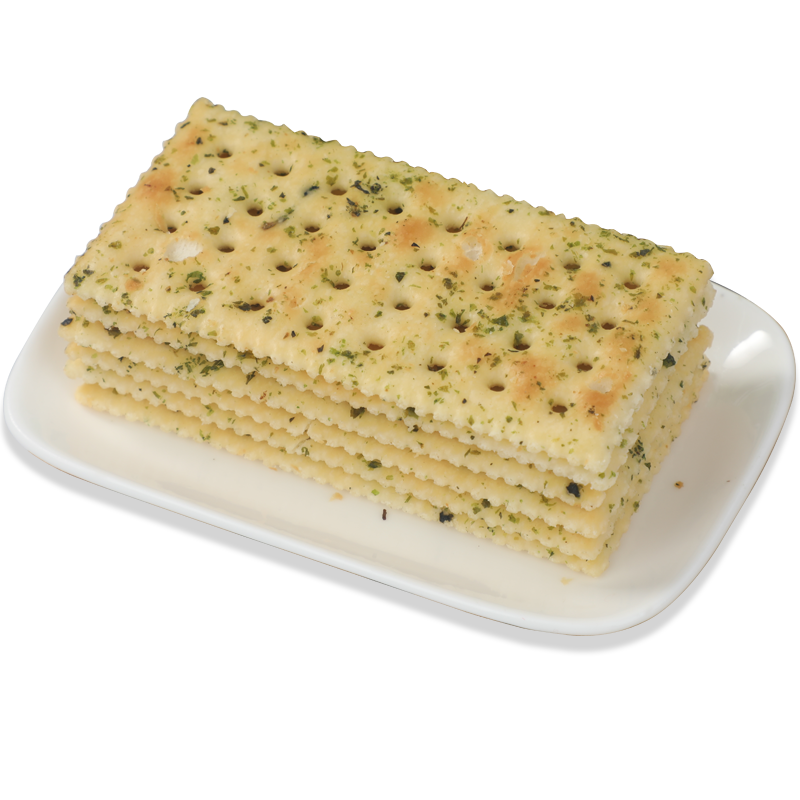 海苔苏打饼干400g奶盐味苏打饼干整箱小包装散装零食品