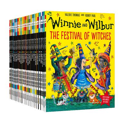 【自营】【25册】女巫温妮英文版 Winnie and Wilbur 女巫温妮 温妮女巫绘本 温妮女巫 女巫温妮绘本 牛津英语分级读物