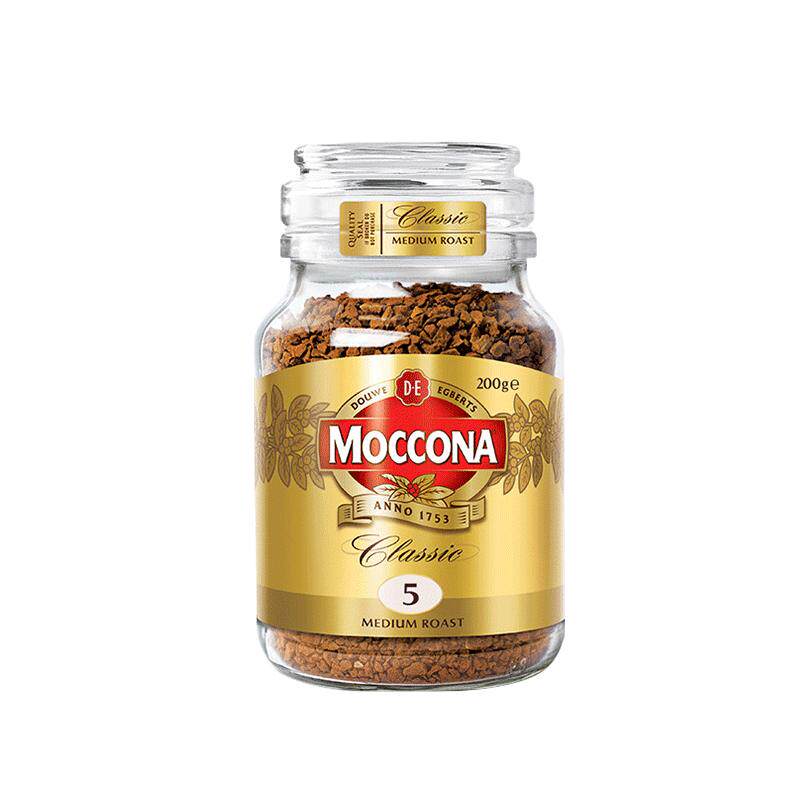 摩可纳moccona纯黑5号200g咖啡