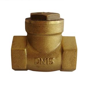 DN15 20 25黄铜卧式止回阀横式止回阀逆止阀水管单向阀止水阀下水