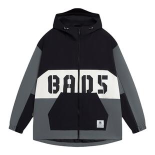 中国李宁春秋外套男反伍BADFIVE物极必反反光宽松运动风衣AFDSA81