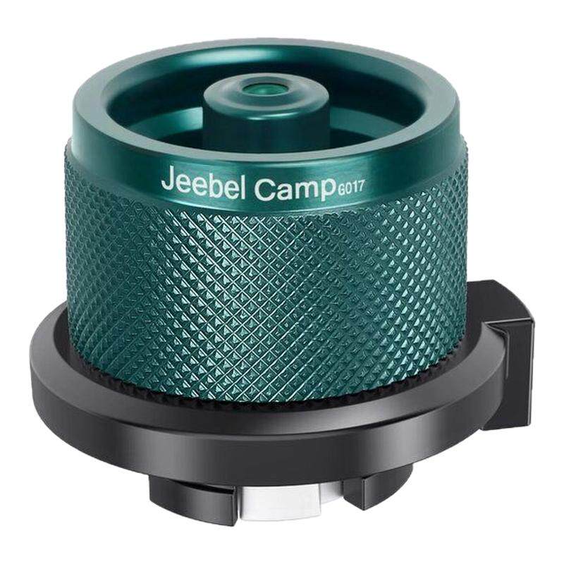 Jeebel Camp G017 气罐接口转换器 MSF-1a螺旋气罐 → CV卡扣炉