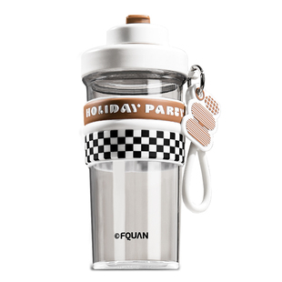 水杯女生新款2026高颜值杯子外出便携塑料运动男学生健身泡茶夏天