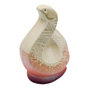 日本直邮2025蛇年生肖瓶清酒信乐烧瓷瓶上田彩煌作品15度 1800ml