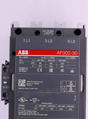 议价全新正品ABB交直流通用型接触器AF300-30-11*100-250V AC/DC