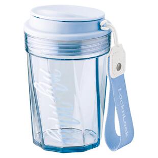 乐扣乐扣推推杯咖啡便携随身Tritan塑料水杯女夏天简约高颜值学生