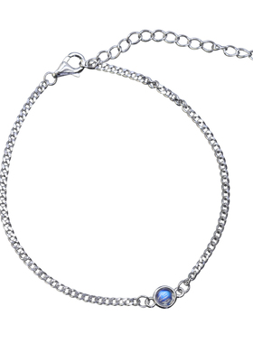 缪媞叠带手链女925纯银简约通勤