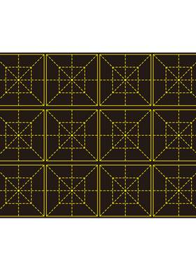 大号回米字格磁性贴回宫格黑板贴