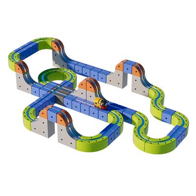 2025新款电动磁力轨道拼装积木