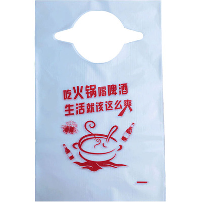 一次性围兜大人吃饭成年塑料防水