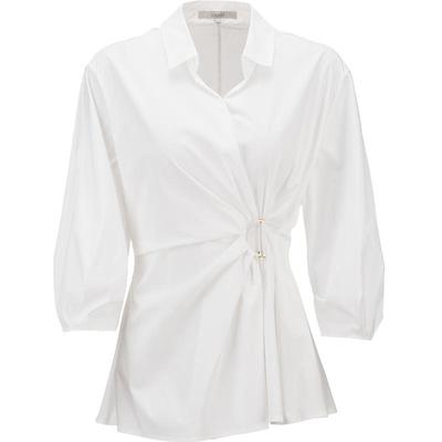 laurel褶皱设计薄款气质新疆棉