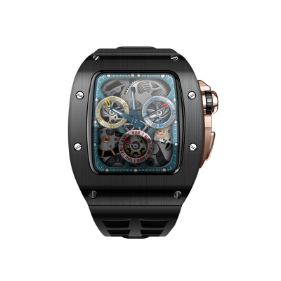 适用iWatch不锈钢表壳一体表带