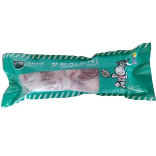 皓月1kg分割肉碎牛肉冷冻新鲜排酸清真食品筋头巴脑剔骨满2袋包邮