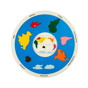 蒙氏太阳系八大行星认知拼图月相变化地图宝宝早教手眼协调智教具