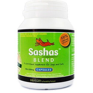 sashas萨沙软骨素/萨莎犬猫通用关节灵粉100粒胶囊狗150g