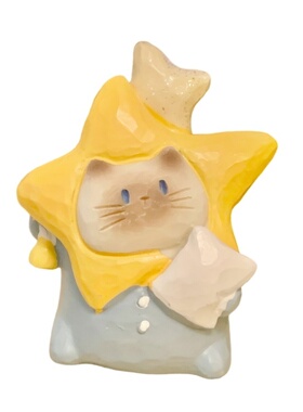 猫猫PAI一缕温暖盲盒桌面小摆件
