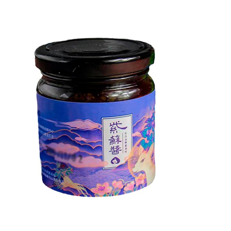 紫苏酱长白山无不辣椒酱下饭拌面酱无蛋奶五辛君利乐纯素