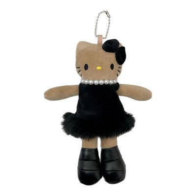 黑皮长腿猫咪挂件钥匙扣